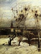 Aleksei Savrasov The Crows are Back oil painting